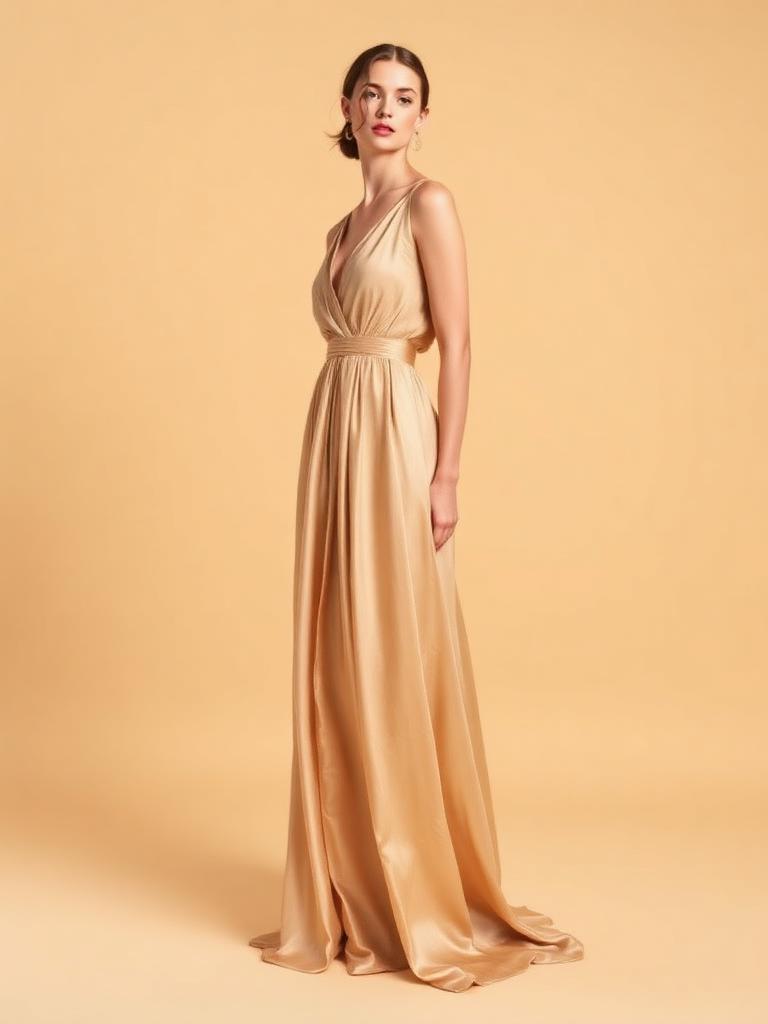 Robe en soie